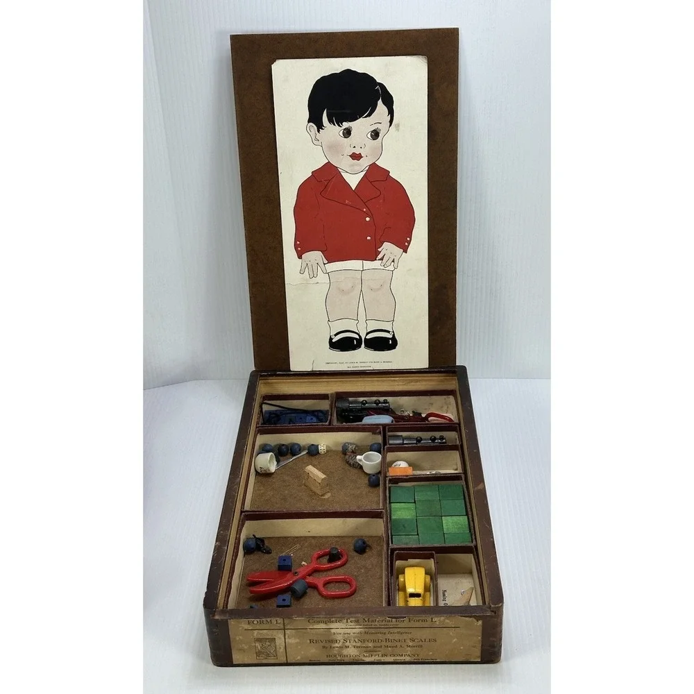 VTG HOUGHTON MIFFLIN STANFORD BINET SCALES CHILD IQ INTELLIGENCE TEST KIT FORM L